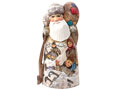 Carved Father Frost w/ Children Sleighing