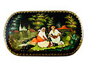 Going for Water (Palekh) Box by Makarova - Folk Art