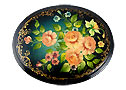 Russian Bouquet Lacquer box by Krikun - Gift For Her
