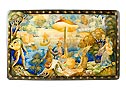 Mushroom Picking Lacquer Box - Gift For Her