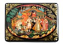 Humpbacked Pony Lacquer Box (Kholui) by Serov - Russian Tales