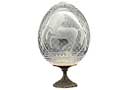 Horse Clear Crystal Egg