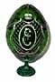 Catherine The Great's GREEN Crystal Egg w/ Stand - Gift For Him