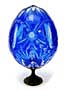 ROMANOV bows w/ lenses BLUE Faberge Style Egg - Easter Gifts