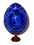 ANASTASIA Blue GRAND DUCHESS Collection Crystal Egg w/ Stand - R