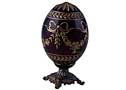 Romanov Egg w/ Stand Red Faberge Style Egg 