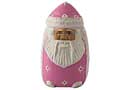 Egg Shaped Santa Pink