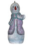Carved Snow Woman Ornament