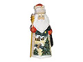 Small Carved Wooden Santa