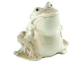Frog Porcelain Figurine - hand painted in Astrakhan, Russia