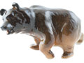 Bear Porcelain Figurine - hand painted in Astrakhan, Russia