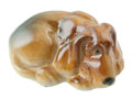 Bloodhound Porcelain Figurine - hand painted in Astrakhan, Russia