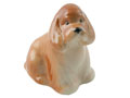 Spaniel Puppy Porcelain Figurine - hand painted in Astrakhan, Russia