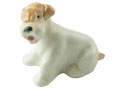 Sealyham Terrier Porcelain Figurine - hand painted in Astrakhan, Russia