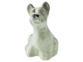 Briard Porcelain Figurine - hand painted in Astrakhan, Russia