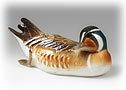 Russian Baikal Teal Duck Figurine matches the real Russian duck