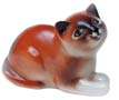 Why sit and look at kitten pictures when you could take this Lomonosov porcelain kitten figurine home with you today? 