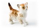 Getting a kitten?  You might like this little porcelain tiger kitten.