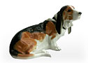 This porcelain Basset Hound figurine is a large guy, guaranteed to capture the admiration of all who have the privilege of meeting him.