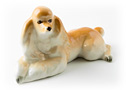  Buy a piece of royalty with this apricot-colored Lomonosov porcelain Poodle figurine.