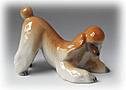 This Lomonosov porcelain Poodle figurine asks: 