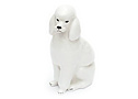 If your dreams are full of Poodle images then you will love this king white Poodle figurine.  