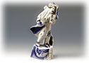 The Lomonosov porcelain Wind figurine asks, 