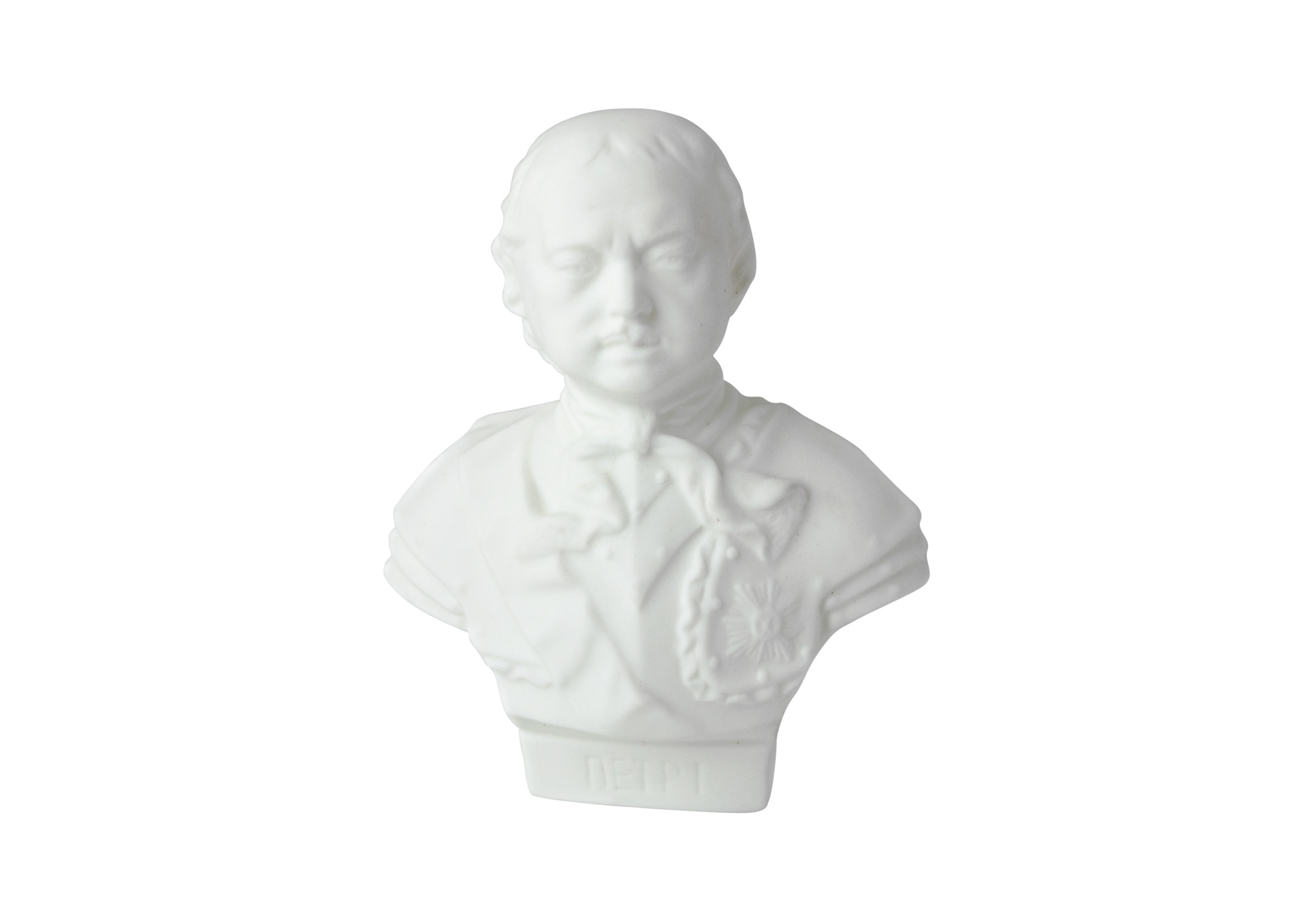 Peter the Great Porcelain Bust