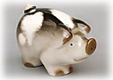 Is this figurine a pot bellied Piglet or a tea cup Piglet?  Who cares when he's so adorable?