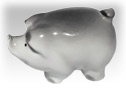  He may not be a pot belly Piglet, but this little gray Piglet is too cute to resist!