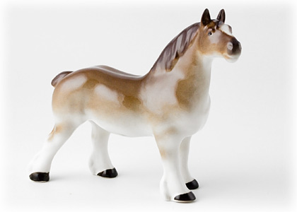 Percheron Horse Figurine