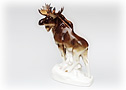 What is the plural for Moose?   It doesn't matter becuase with this large Moose figurine, there's only room for one.