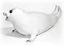 Prettier than a baby Seal picture, this Seal Pup figurine is barking for a fish!  