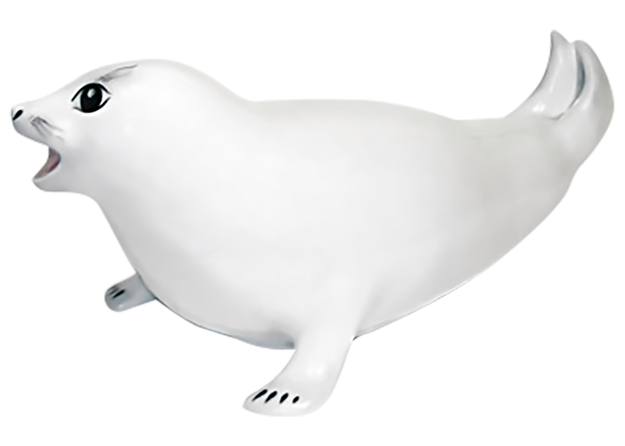 Prettier than a baby Seal picture, this Seal Pup figurine is barking