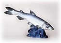 Don't know how to river fish? No worries!  It's easy to catch this Lomonosov porcelain Blue River Fish figurine.