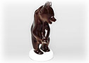 Have you ever been face to face with standing bears? This dancing bear cub figurine is nothing to be scared of.