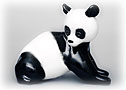 What are Panda Bears?  Creatures we all love, like this panda bear figurine! 