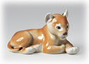 Lion Cub for sale! This is a Lomonosov porcelain Lion Cub figurine. 