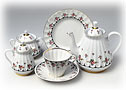 Arabesque Tea Set - Lomonosov Porcelain