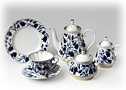 Blue Bells Tea Set 21 pcs - Lomonosov Porcelain