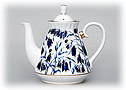 Blue Bells Teapot, 3 cup - Porcelain Teapots