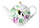 Cherry Teapot, 3 cup - Porcelain Teapots