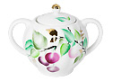 Cherry Sugar Bowl - Lomonosov Porcelain
