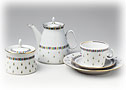 Chintz Tea Set - Lomonosov Porcelain