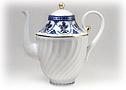 Cobalt Frieze Coffeepot - Lomonosov Porcelain