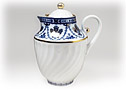 Cobalt Frieze Creamer w Lid - Lomonosov Porcelain
