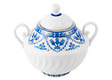 Cobalt Frieze no gold Sugar Bowl - Lomonosov Porcelain