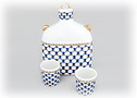 Cobalt Net Wine Set - Lomonosov Porcelain