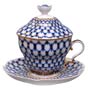 Cobalt Net Teamaker - Lomonosov Porcelain