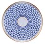 Cobalt Net Coffee Saucer - Lomonosov Porcelain
